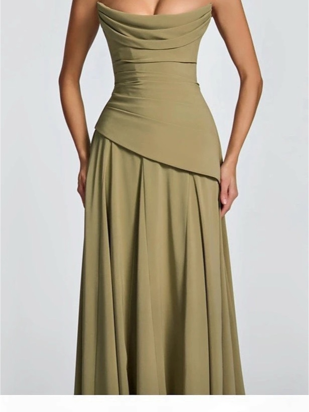 Babyboo Fashion Patricia Maxi Dress Olive Green